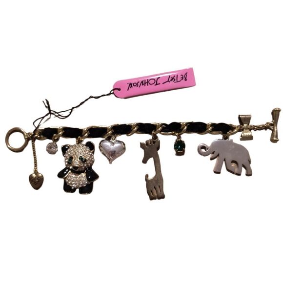 Betsey Johnson Jungle Animals Bracelet - Picture 1 of 6